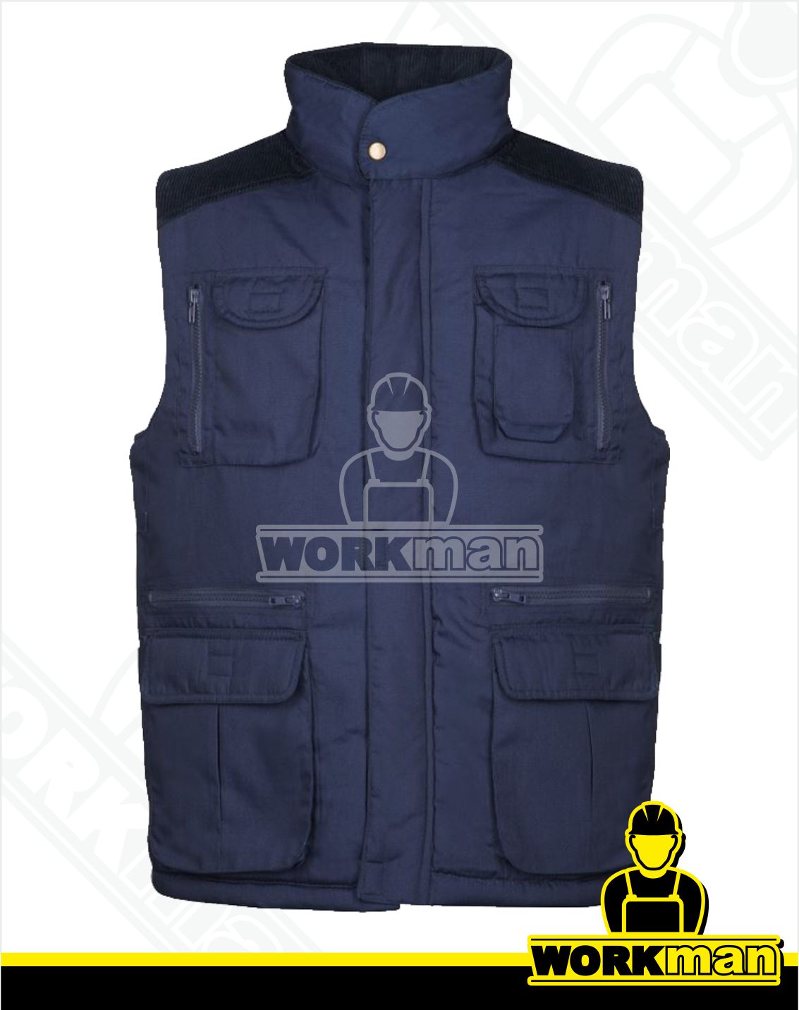 Zateplená vesta s menčestrovými výložkami DANNY Ardon