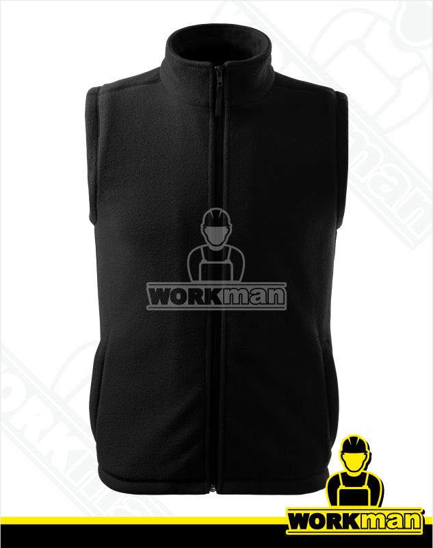 Unisex fleece vesta NEXT Rimeck čierna