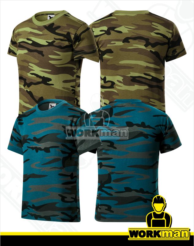 Detské tričko CAMOUFLAGE Malfini