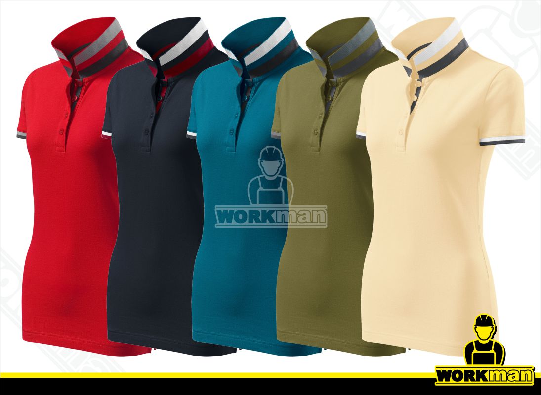 Dámska polokošeľa COLLAR UP Malfini Premium