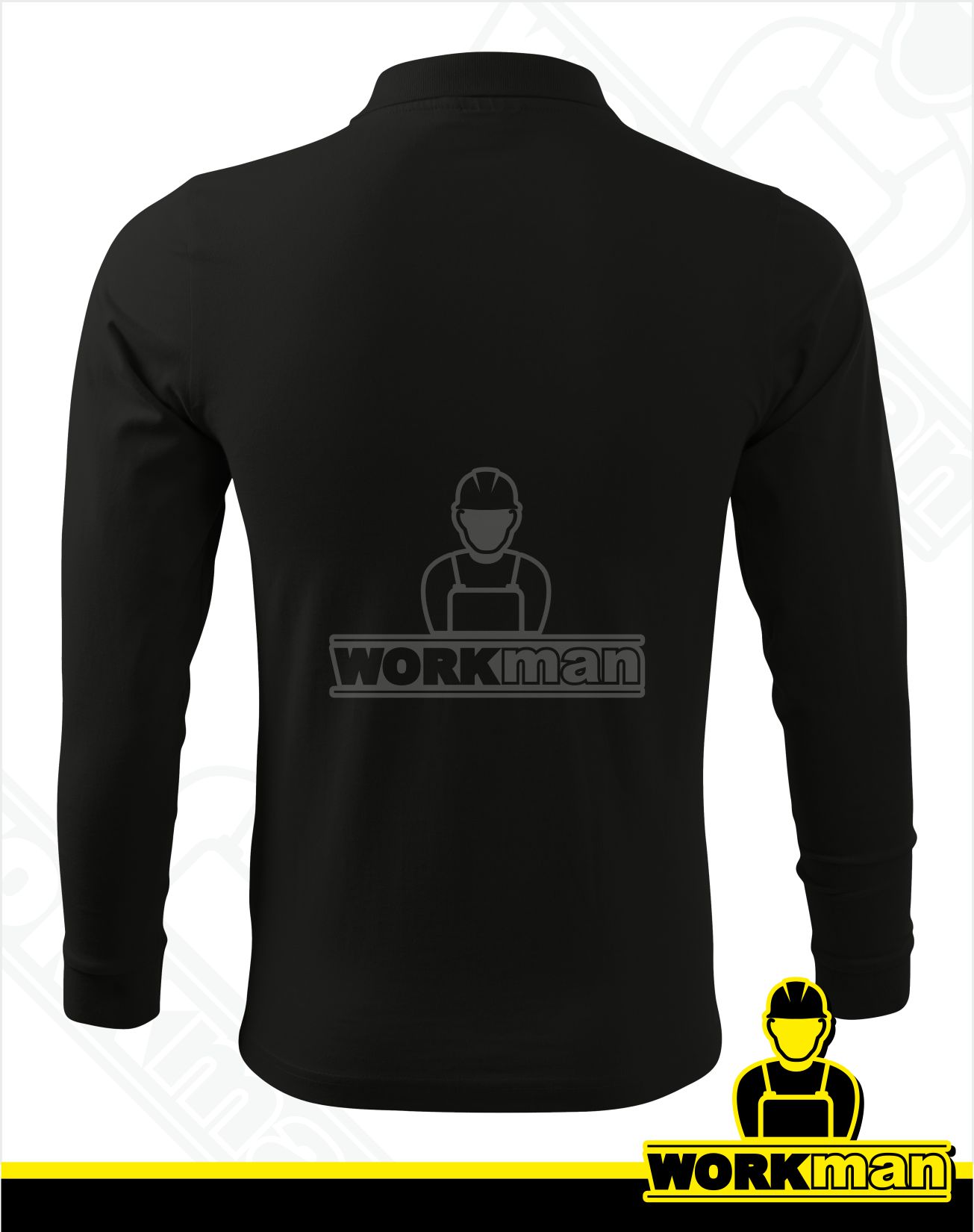 Pánska polokošeľa SINGLE J. LS Malfini čierna