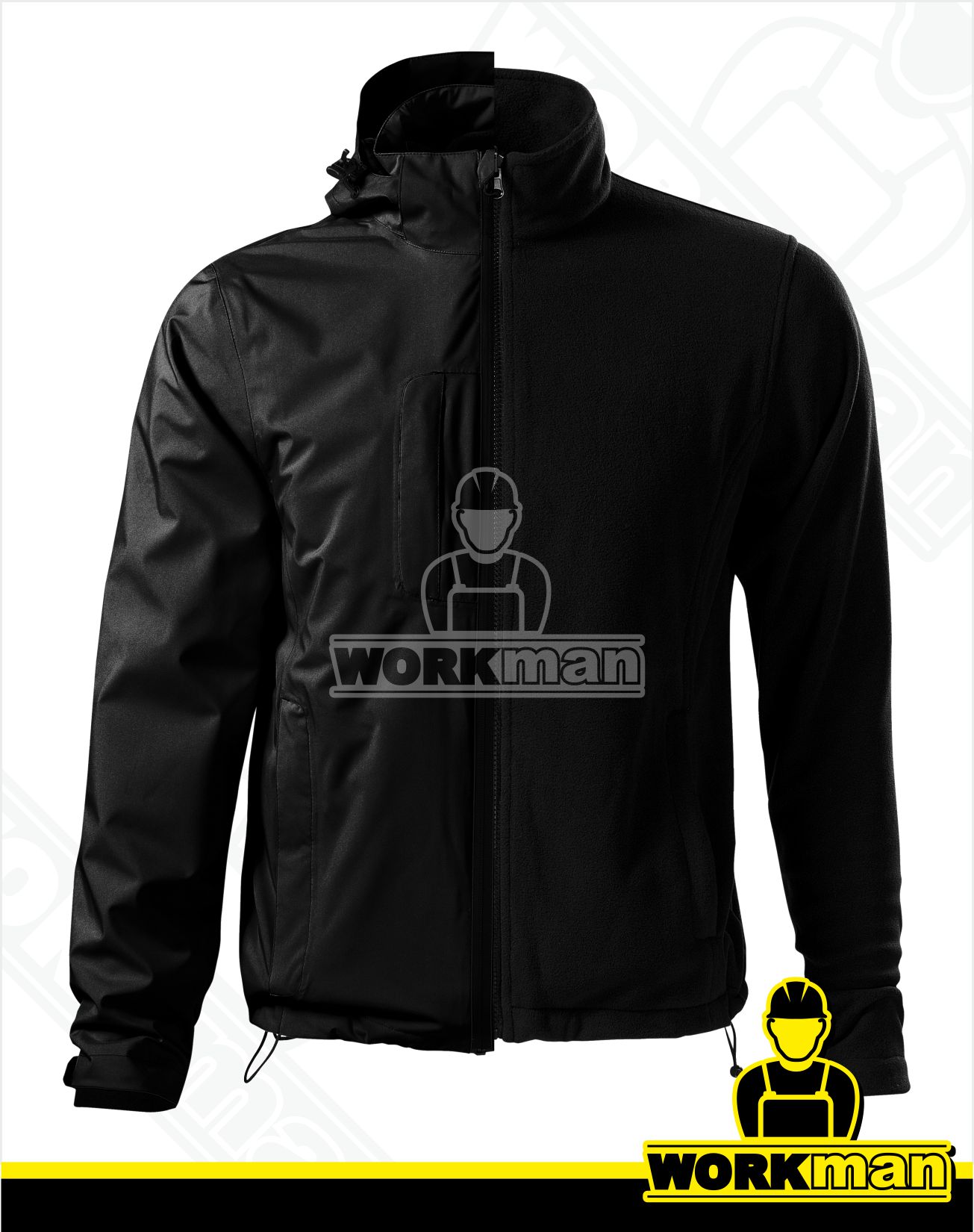 Pánska bunda PACIFIC 3 IN 1 Malfini čierna