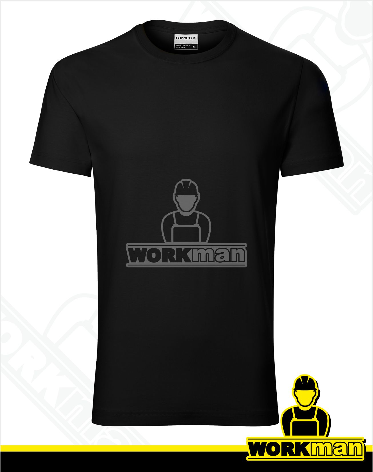 Pánske vysokoprateľné tričko RESIST Rimeck čierna