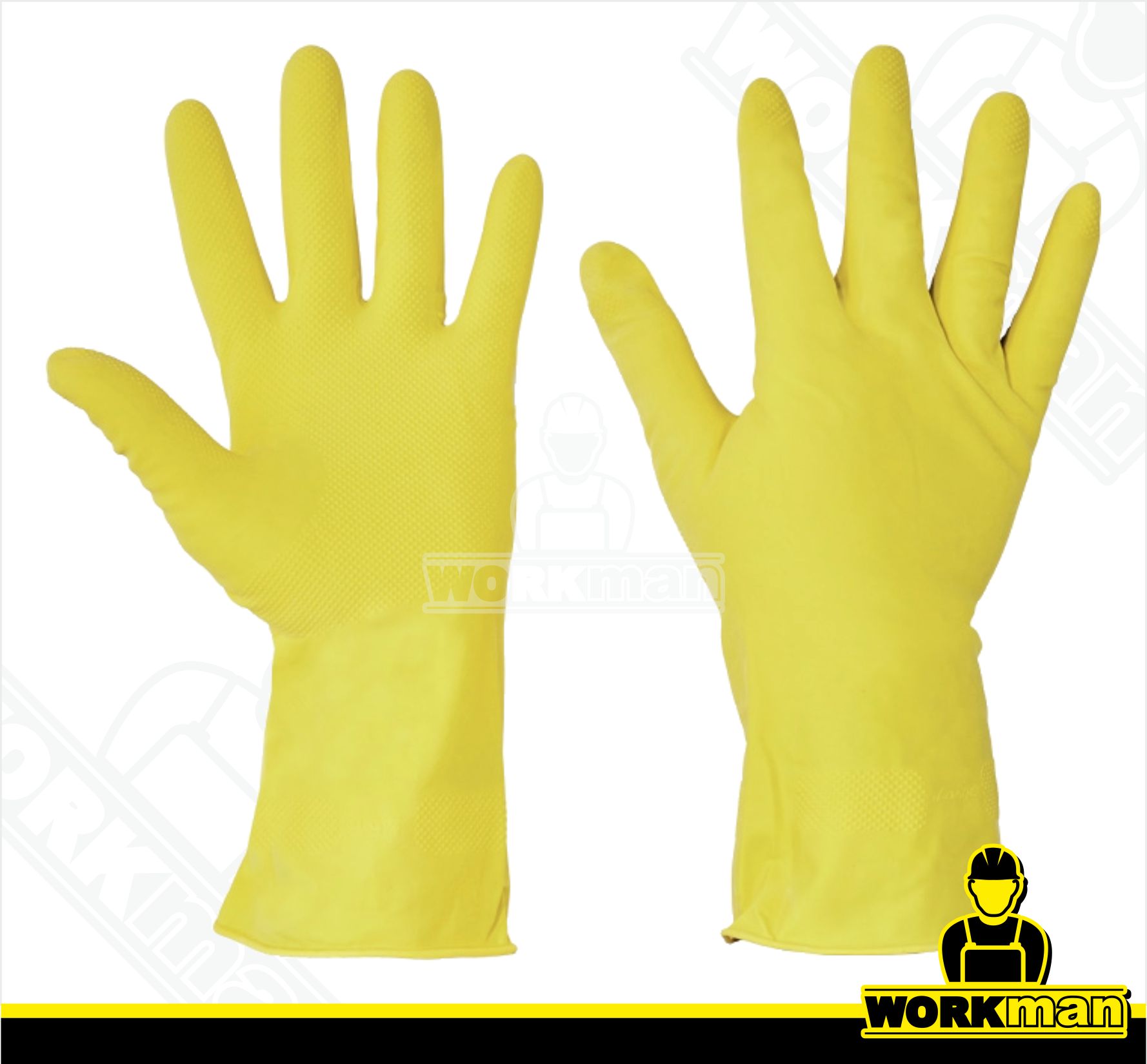 Latexové rukavice pre domácnosť STARLING Červa žlté