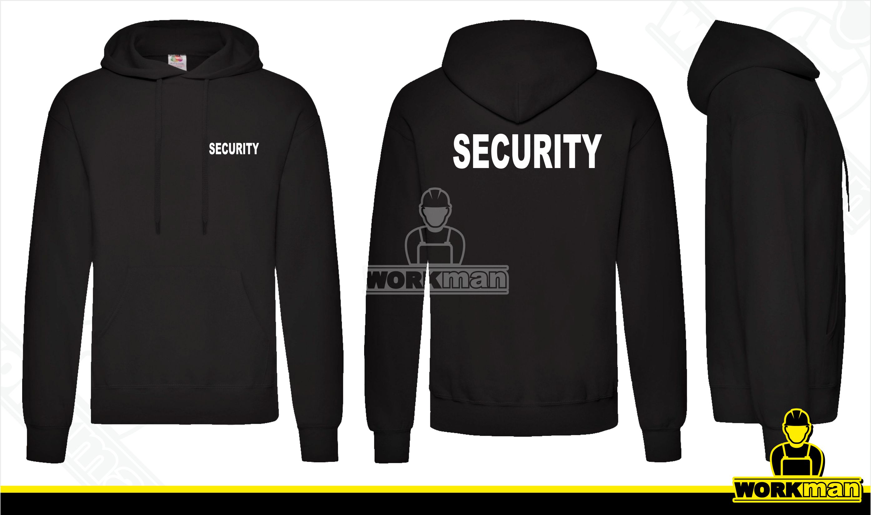 Pánska mikina s kapucňou SECURITY 280g