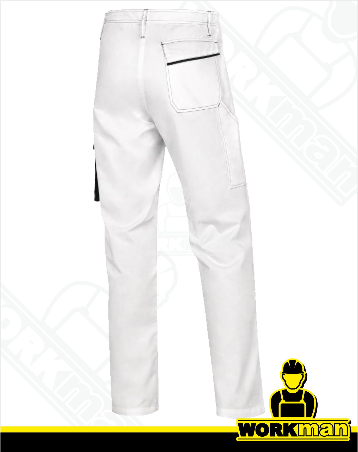 Pracovné nohavice M6PAN PANOSTYLE Deltaplus biela