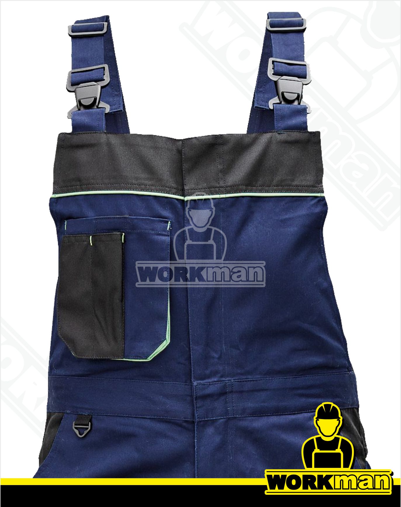 Montérkové nohavice CREMORNE s náprsenkou Červa