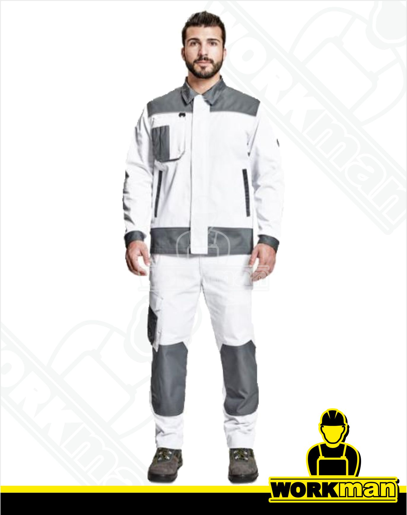 Montérková bunda CREMORNE Červa biela