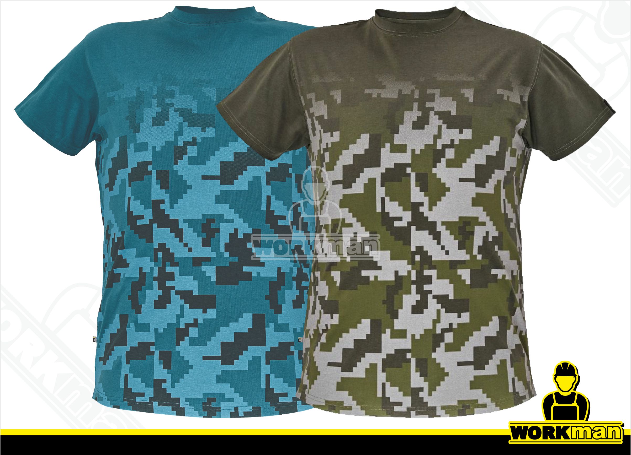 Maskáčové tričko NEURUM CAMOUFLAGE Červa