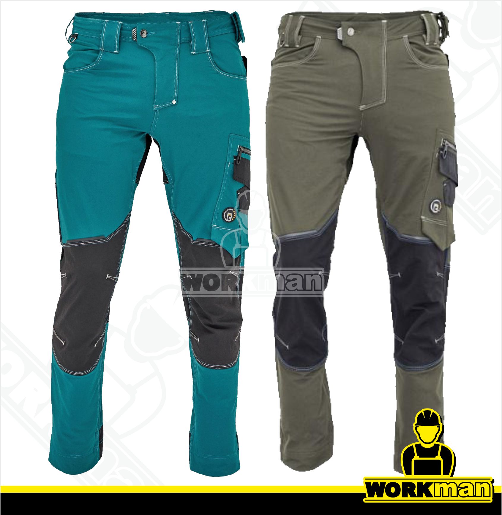 Strečové nylonové nohavice NEURUM PERFORMANCE do pása Červa