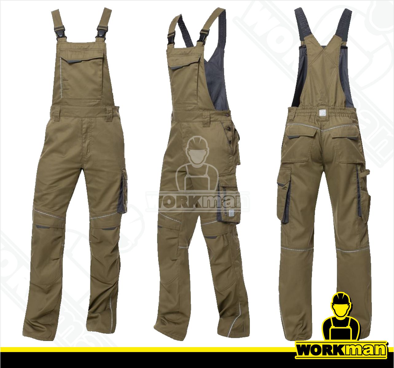 Montérkové nohavice SUMMER s náprsenkou Ardon