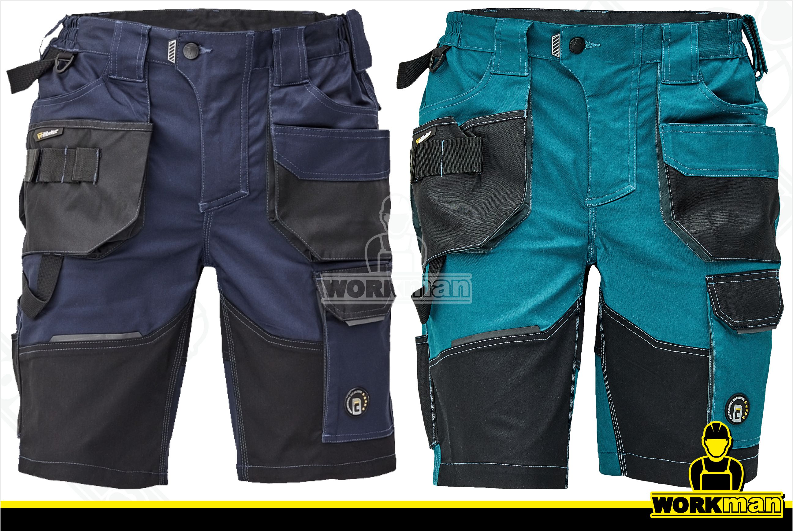 Montérkové šortky DAYBORO Červa