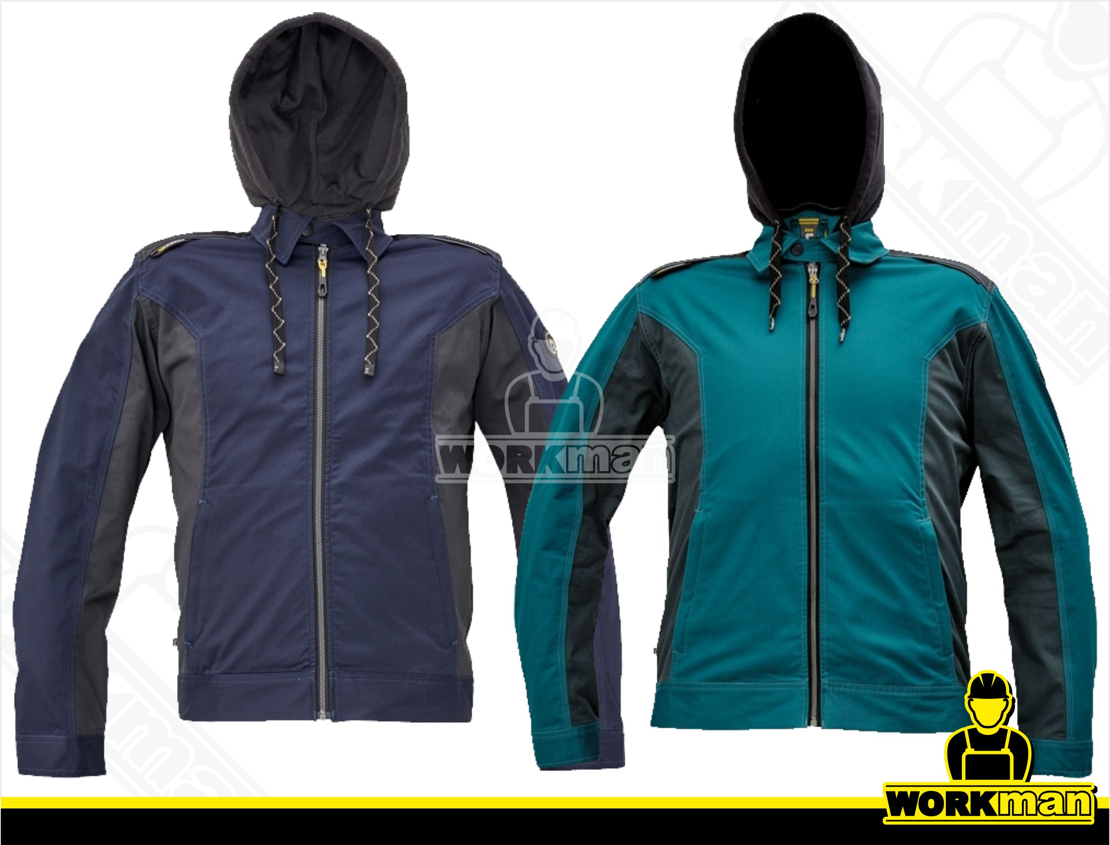 Montérková bunda DAYBORO s kapucňou Červa