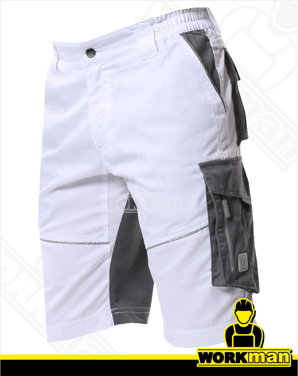 Montérkové šortky SUMMER ARDON biela :