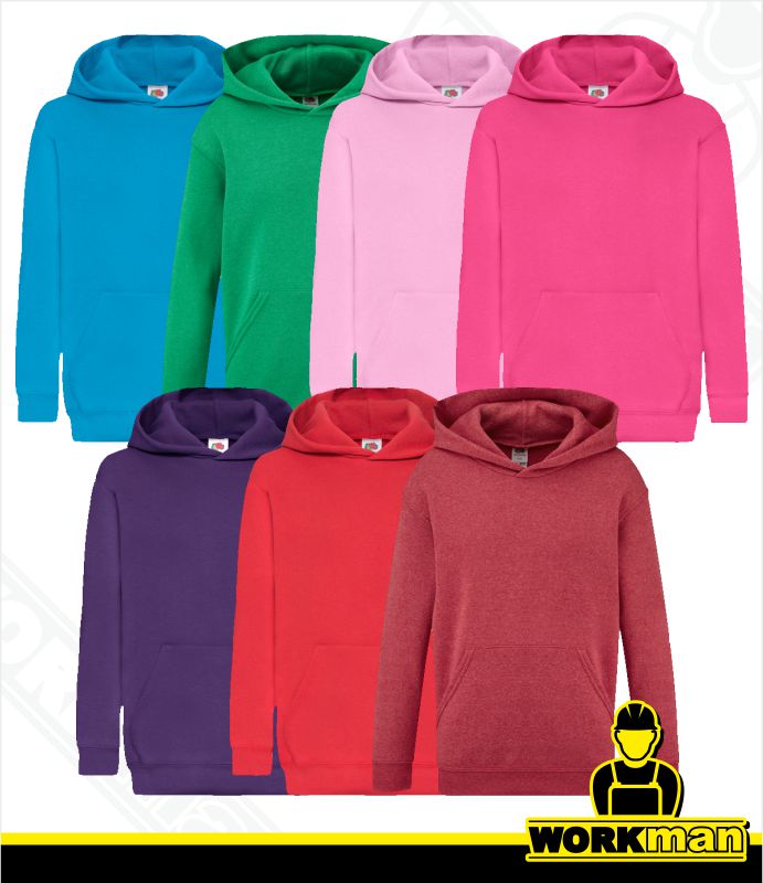Detská mikina s kapucňou CLASSIC KIDS HOODED SWEAT Fruit of the Loom