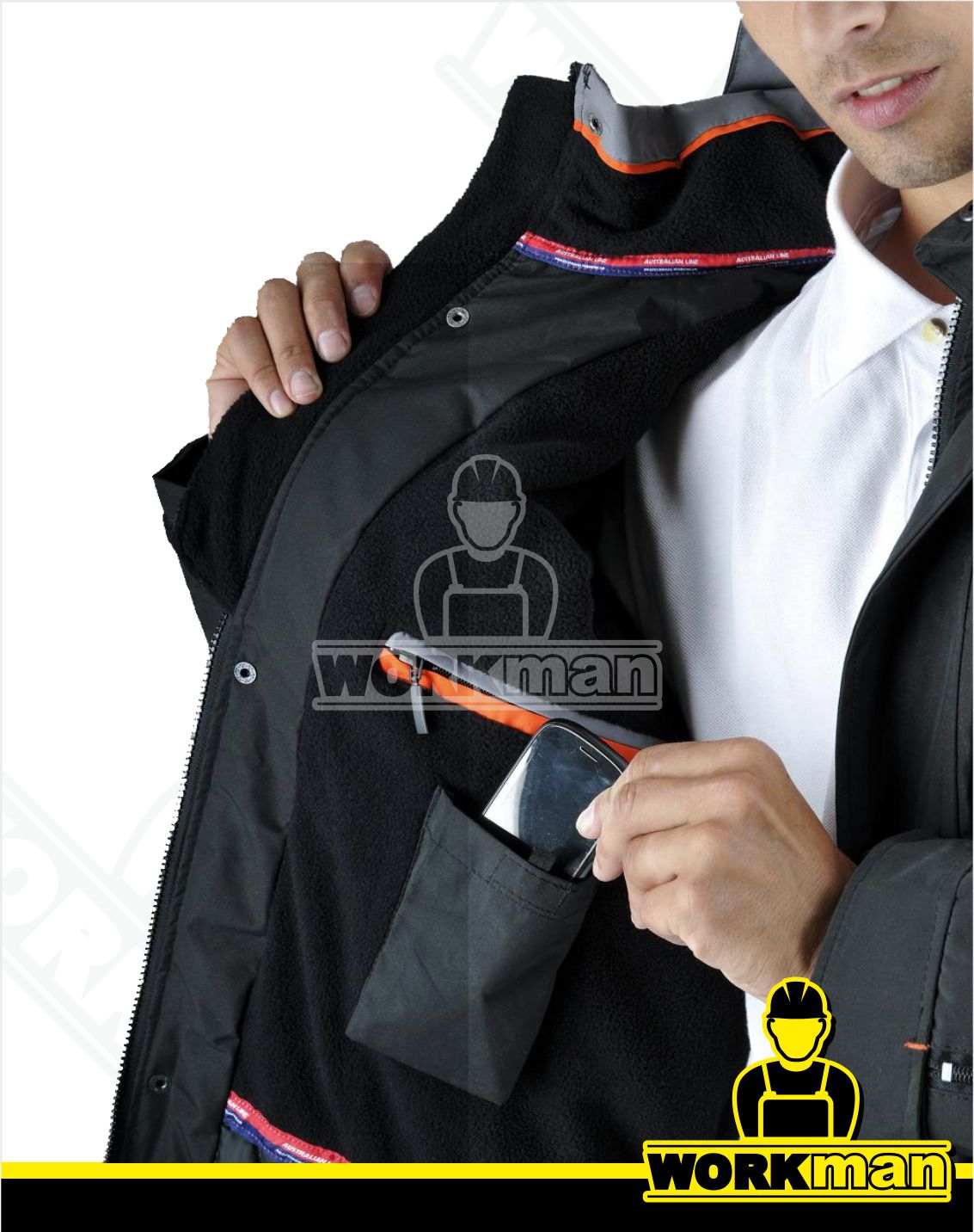 Zateplená bunda EMERTON WINTER Červa