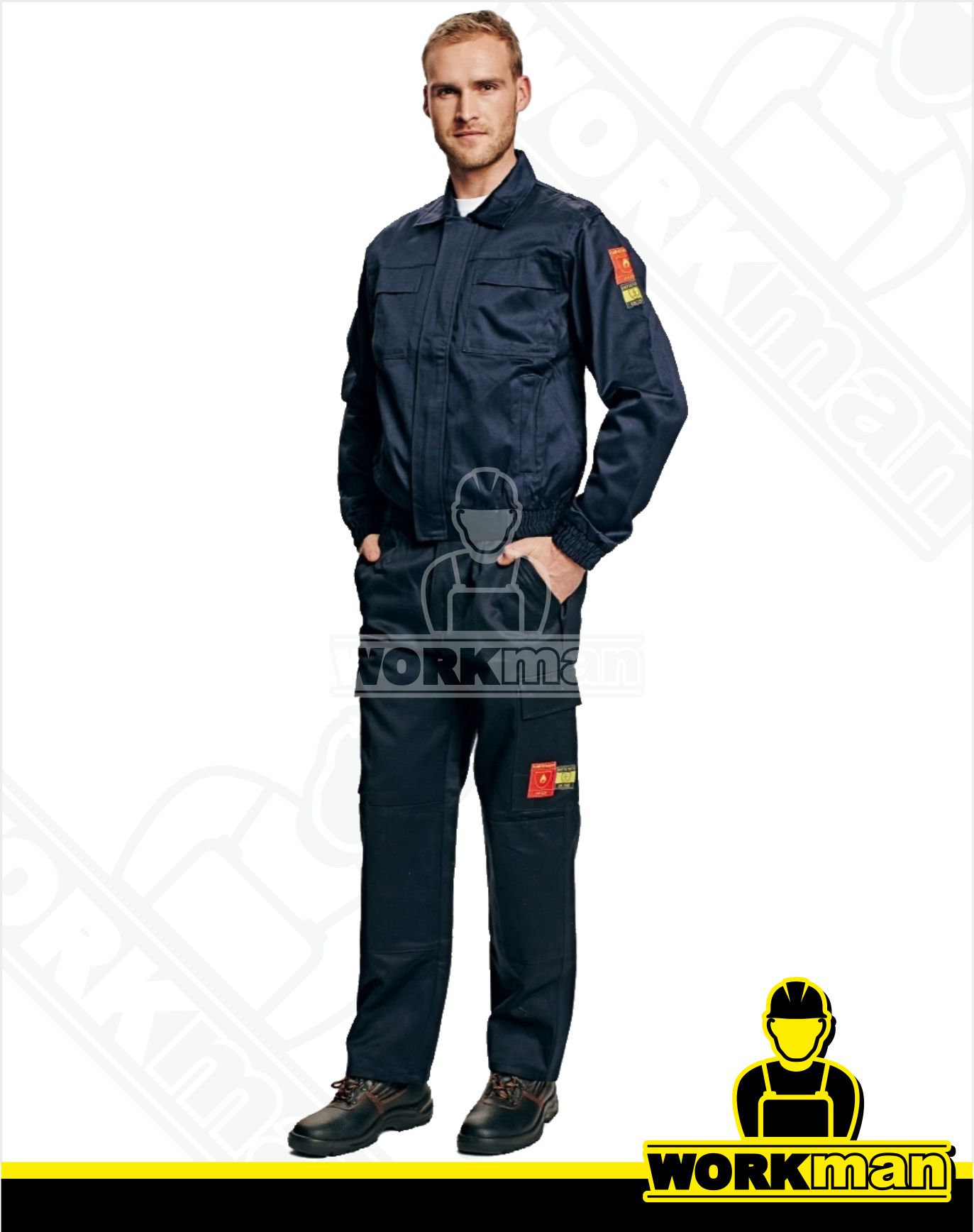 Antistatická bunda s nehorľavou úpravou COEN Červa