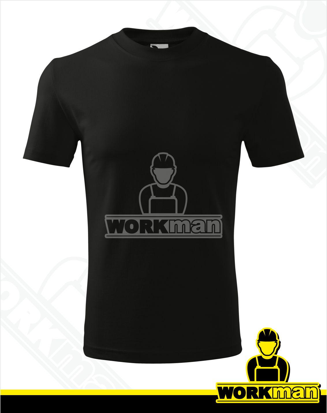 Tričko pánske CLASSIC Malfini čierna