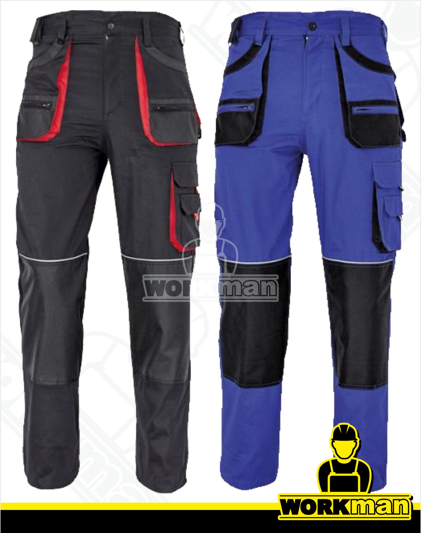 Montérkové nohavice BE-01-003 do pása F&F