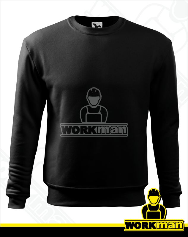 Pánska mikina ESSENTIAL Malfini čierna