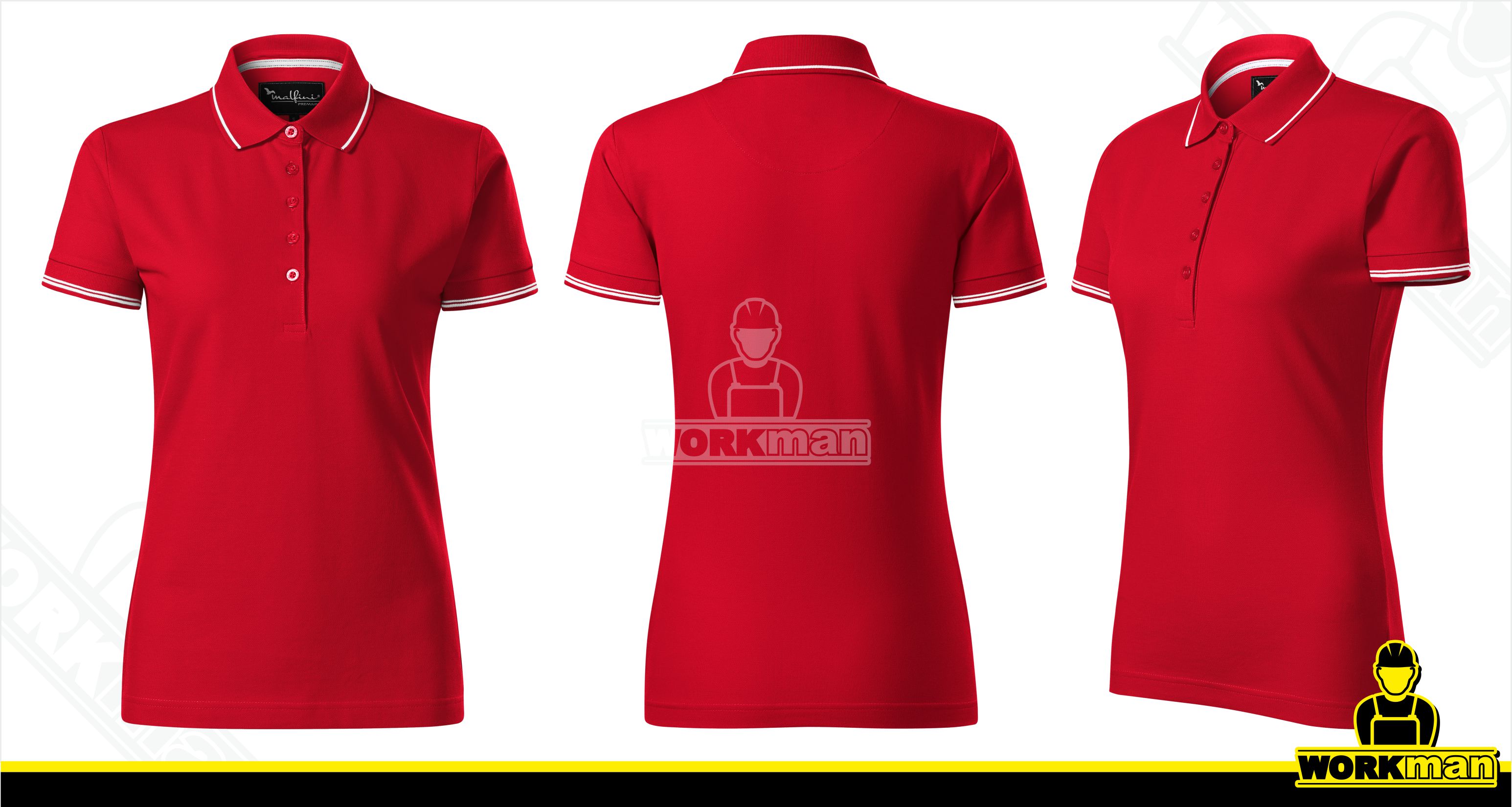 Dámska polokošeľa PERFECTION PLAIN Malfini Premium