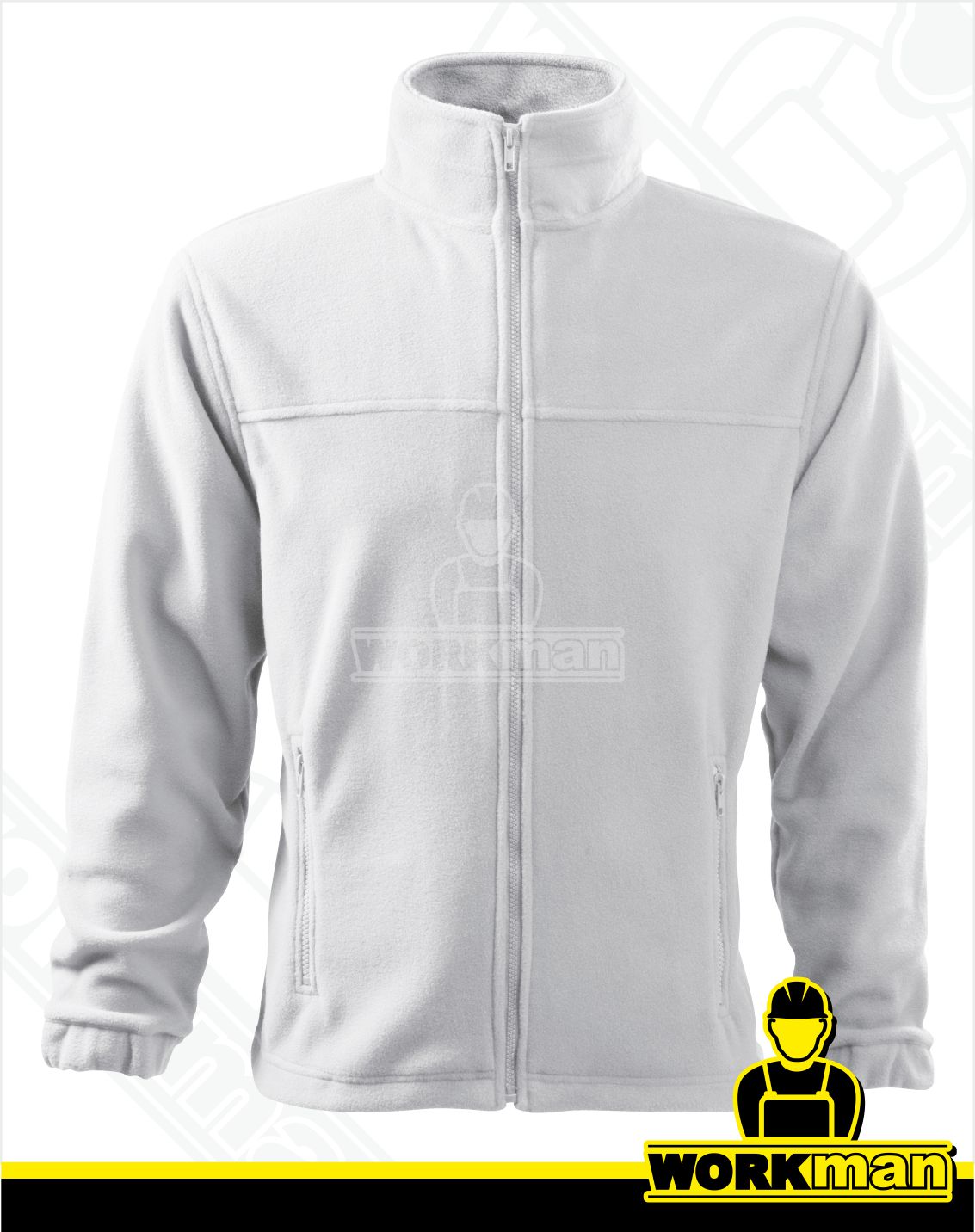 Pánska fleece bunda JACKET Rimeck biela