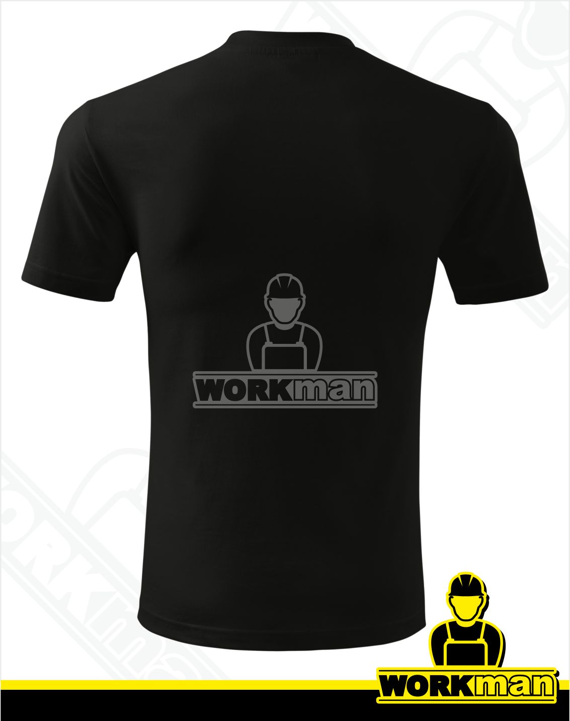 Unisex tričko HEAVY Malfini čierna