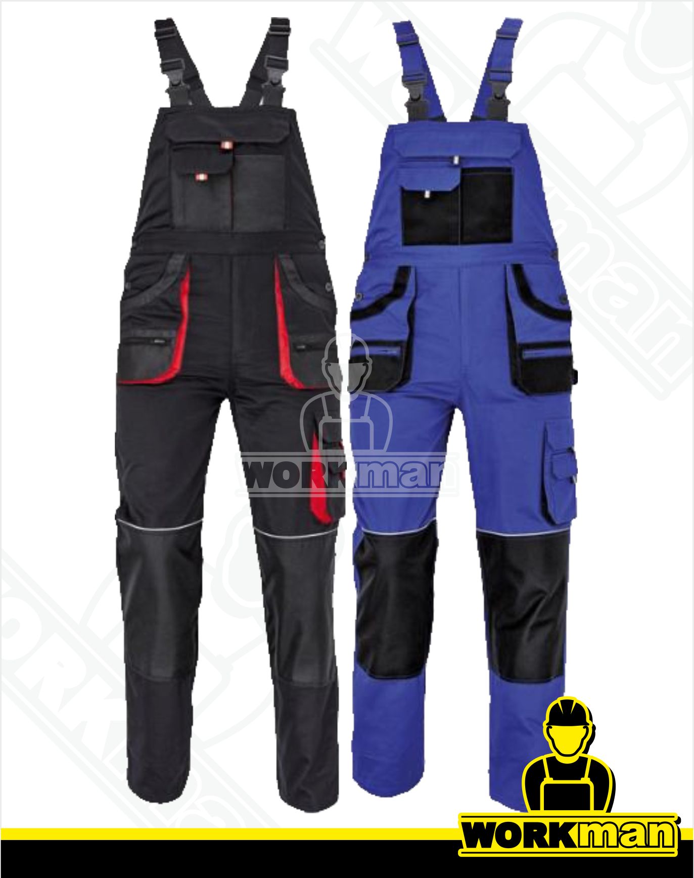 Montérkové nohavice BE-01-004 s náprsenkou F&F 