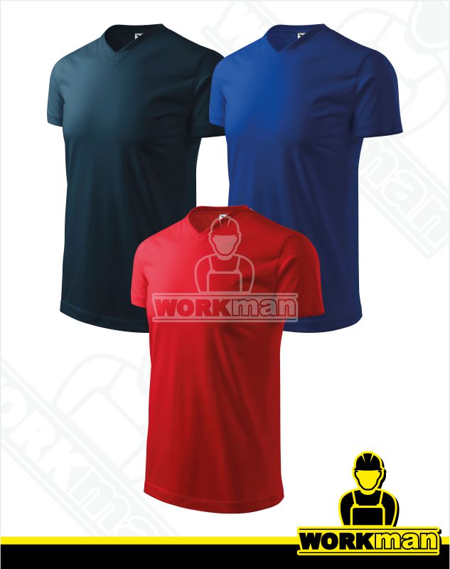 Unisex tričko HEAVY V-NECK Malfini