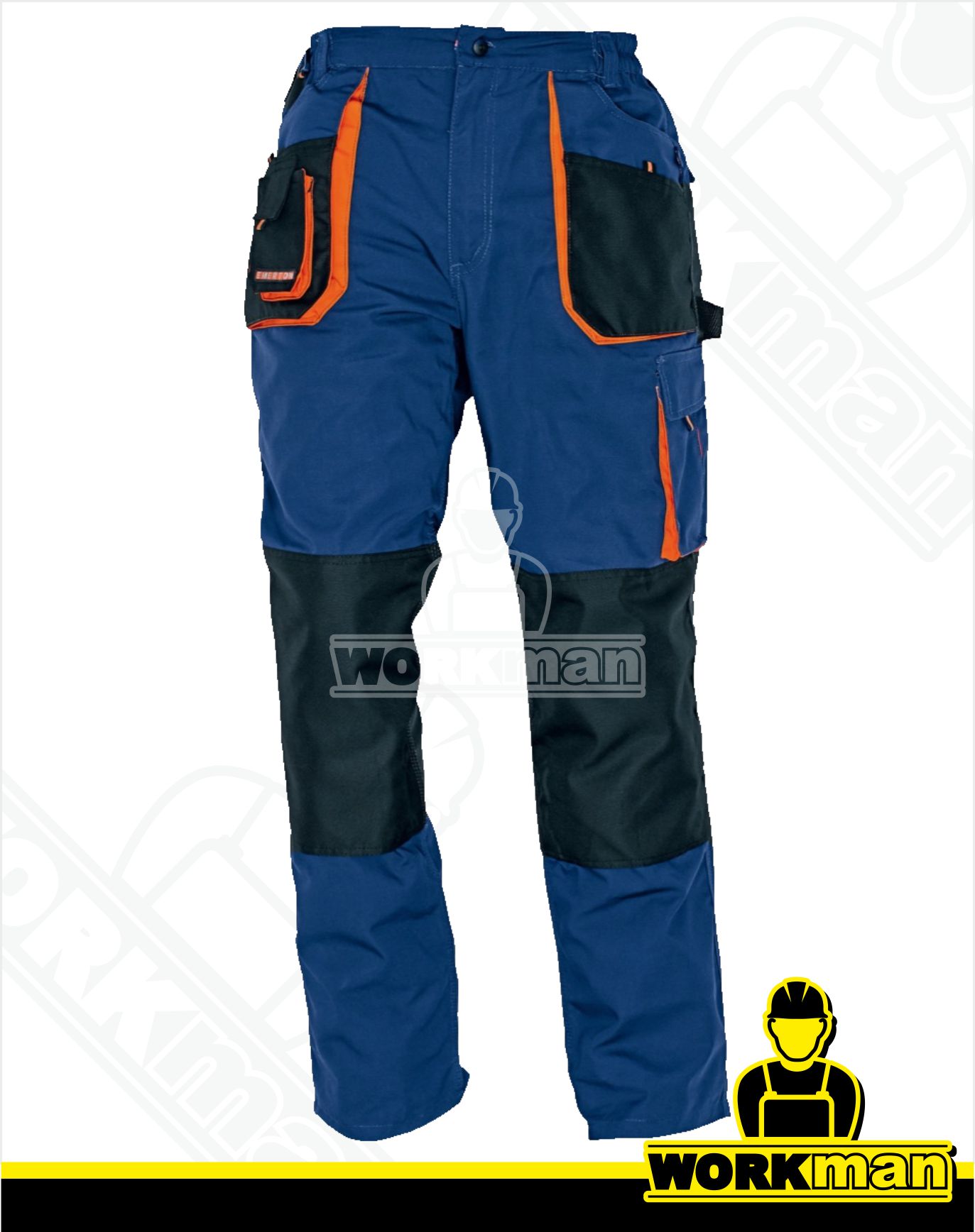 Montérkové nohavice EMERTON do pása Červa