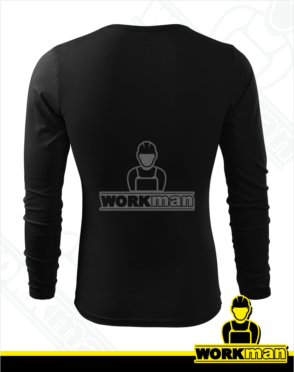 Pánske tričko FIT-T LS Malfini čierna