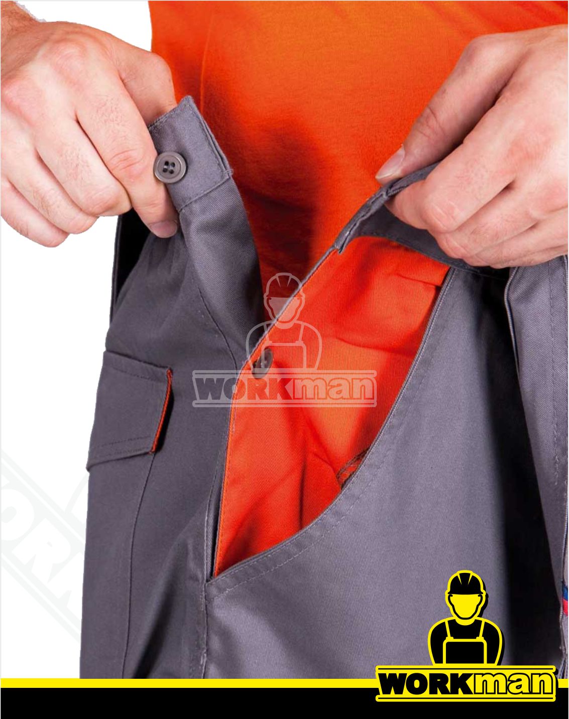 Montérkové nohavice DESMAN s náprsenkou Červa