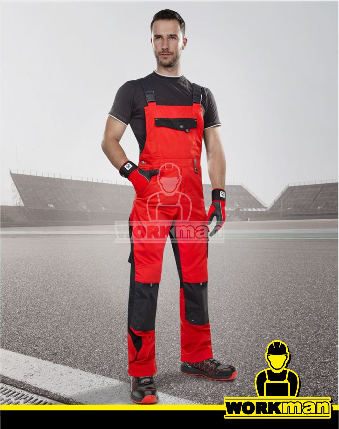 Montérkové nohavice PRE100 03 s náprsenkou Ardon