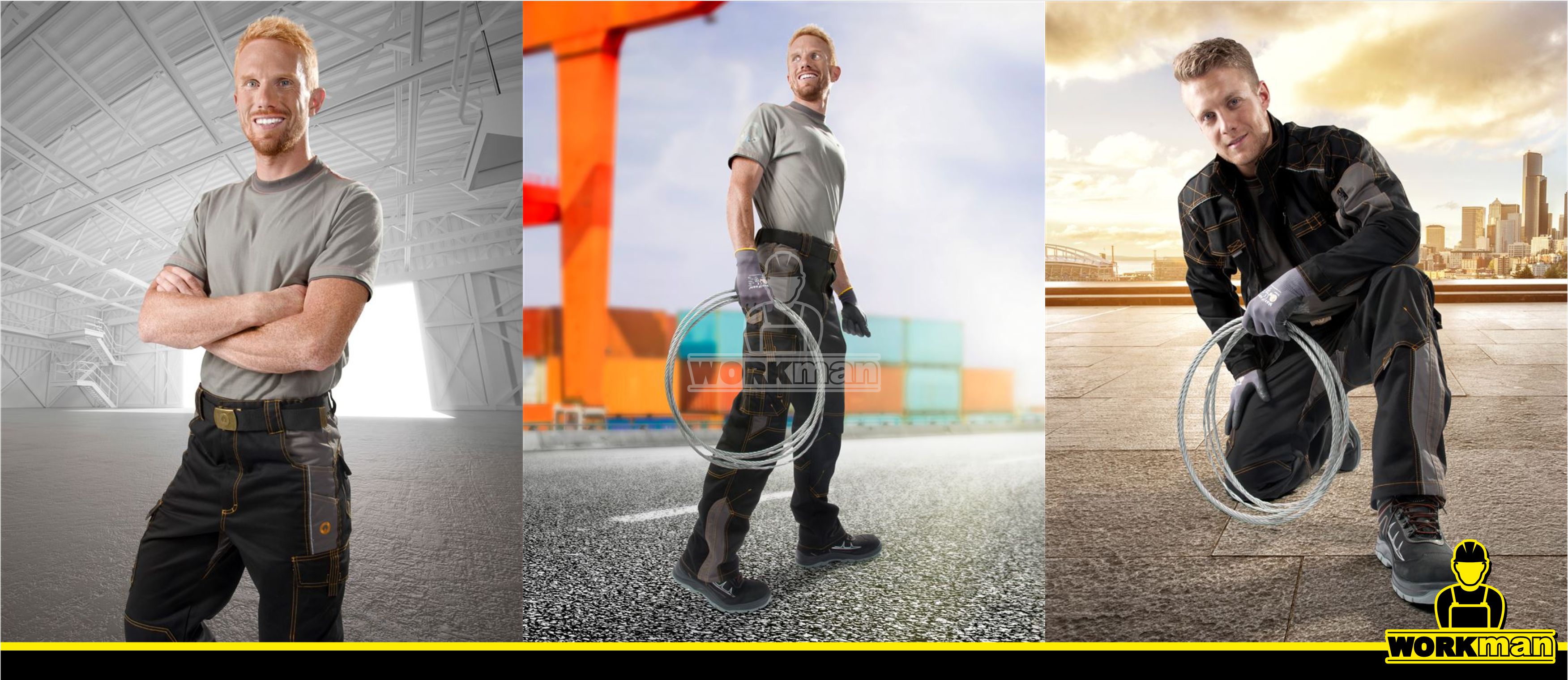 Predĺžené montérkové nohavice VISION 02 do pása Ardon