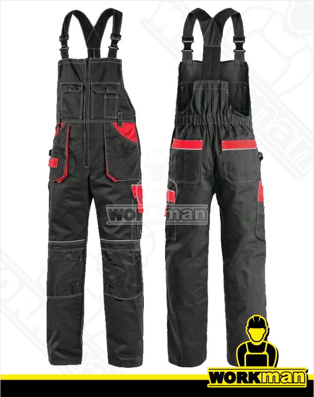 Zateplené montérkové nohavice ORION KRYŠTOF s náprsenkou Cxs -