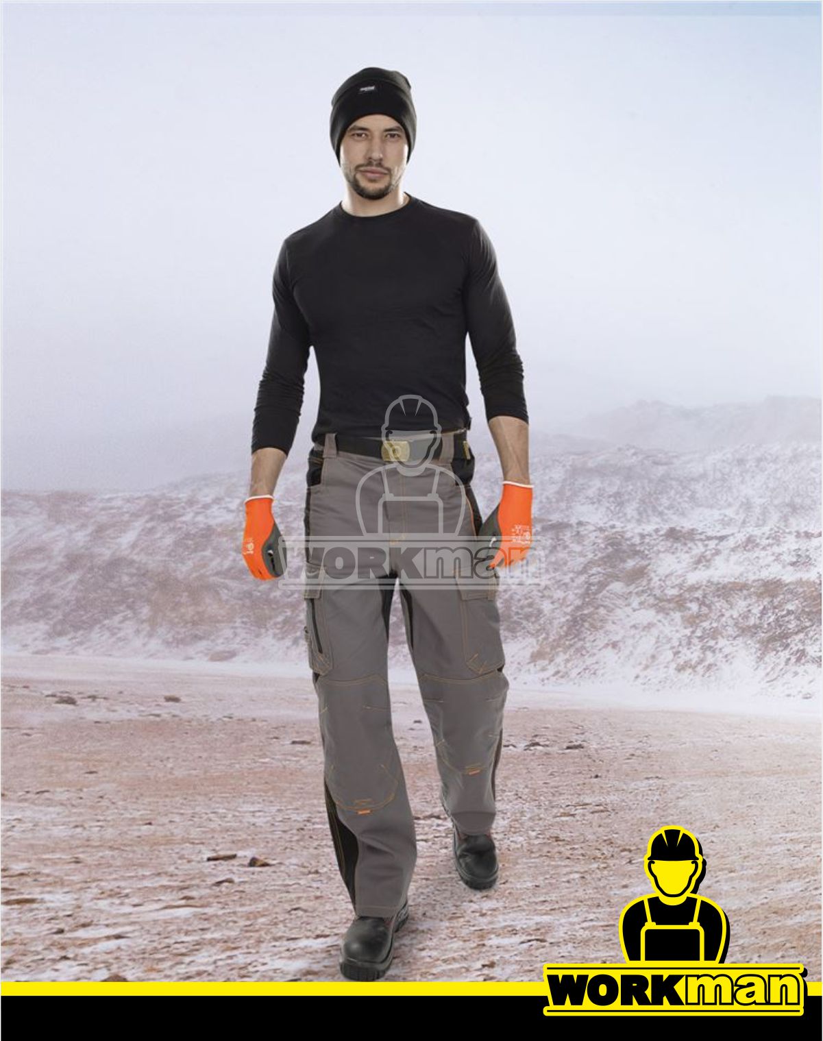 Zateplené montérkové nohavice VISION 08 do pása Ardon