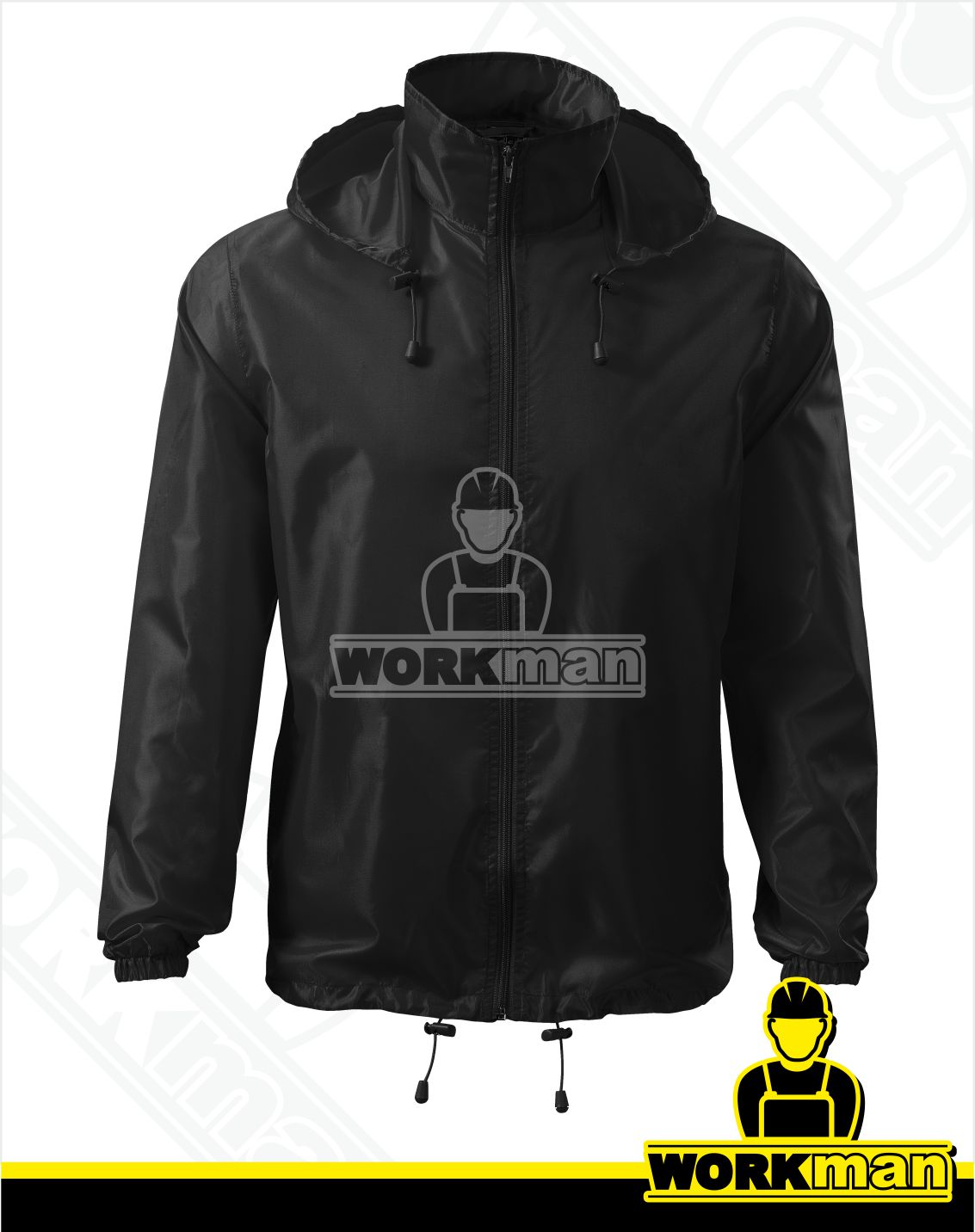 Unisex vetruodolná vetrovka WINDY Malfini čierna