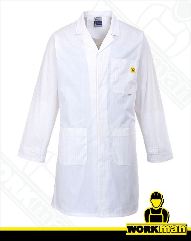 Antistatický plášť ESD AS10 Portwest