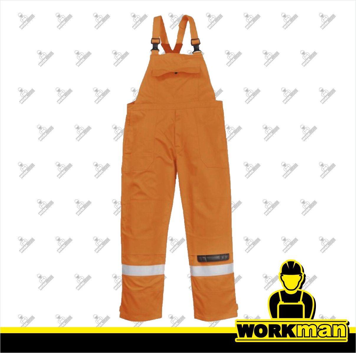 Antistatické nehorľavé nohavice FR27 s náprsenkou Portwest