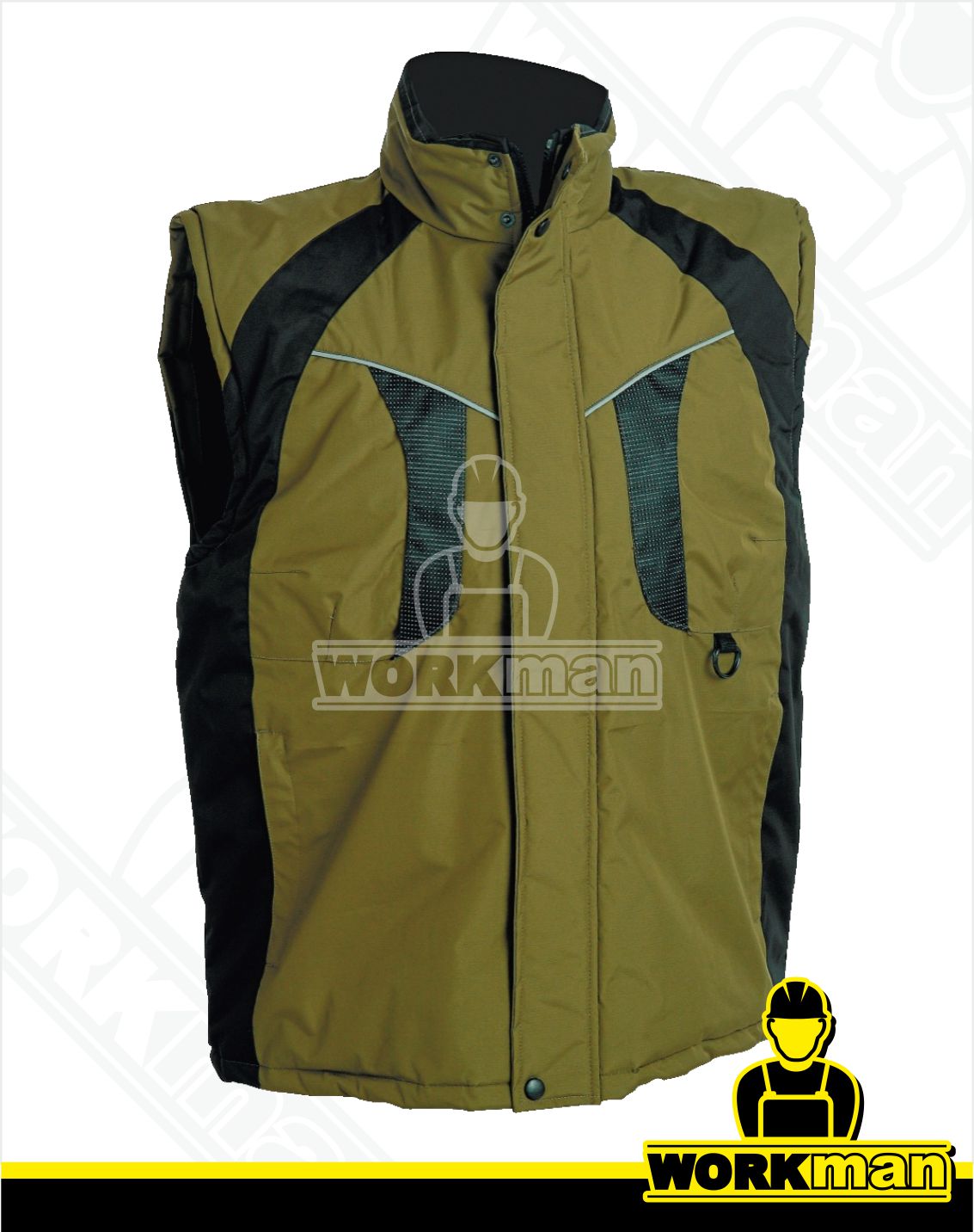 Zateplená pracovná vesta NYALA Červa