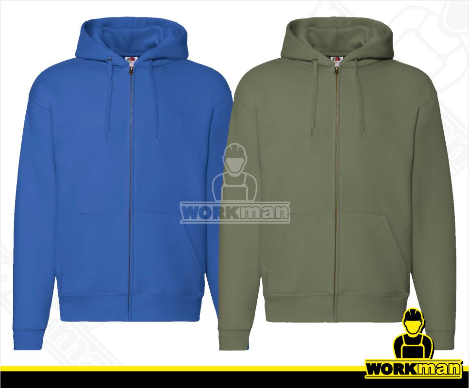 Pánska mikina s kapucňou PREMIUM HOODED SWEAT JACKET Fruit of the Loom