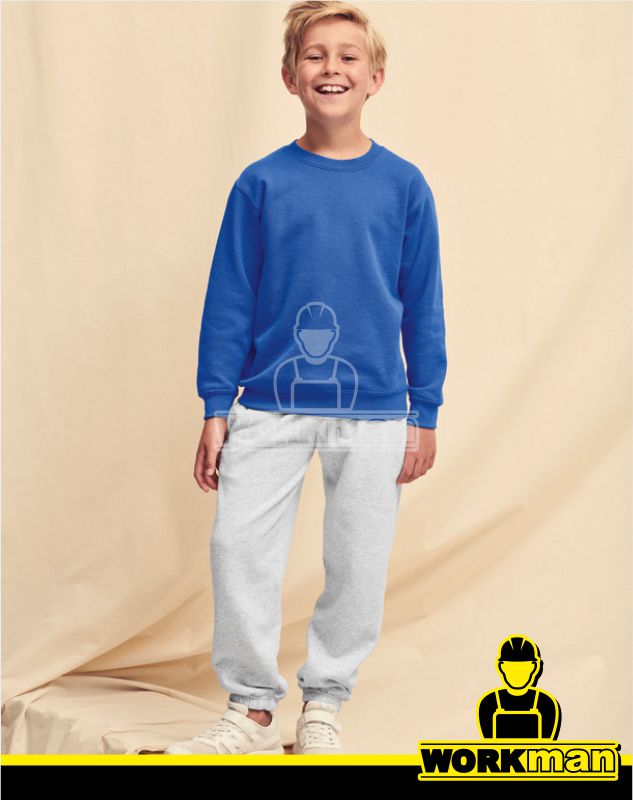 Detské tepláky KIDS CLASSIC ELASTICATED CUFF JOG PANTS Fruit of the Loom :