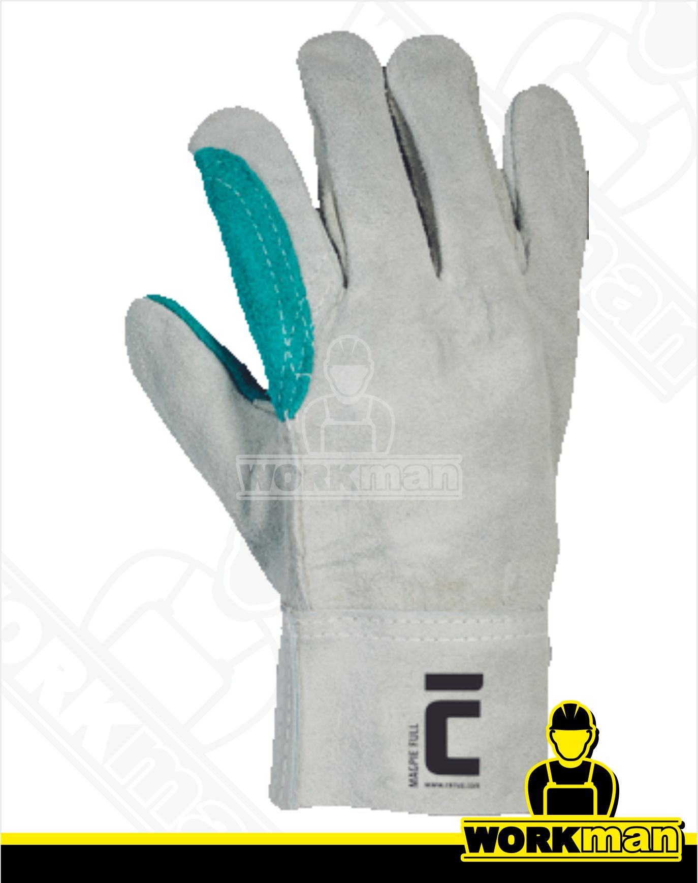 Kožené rukavice MAGPIE FULL Červa