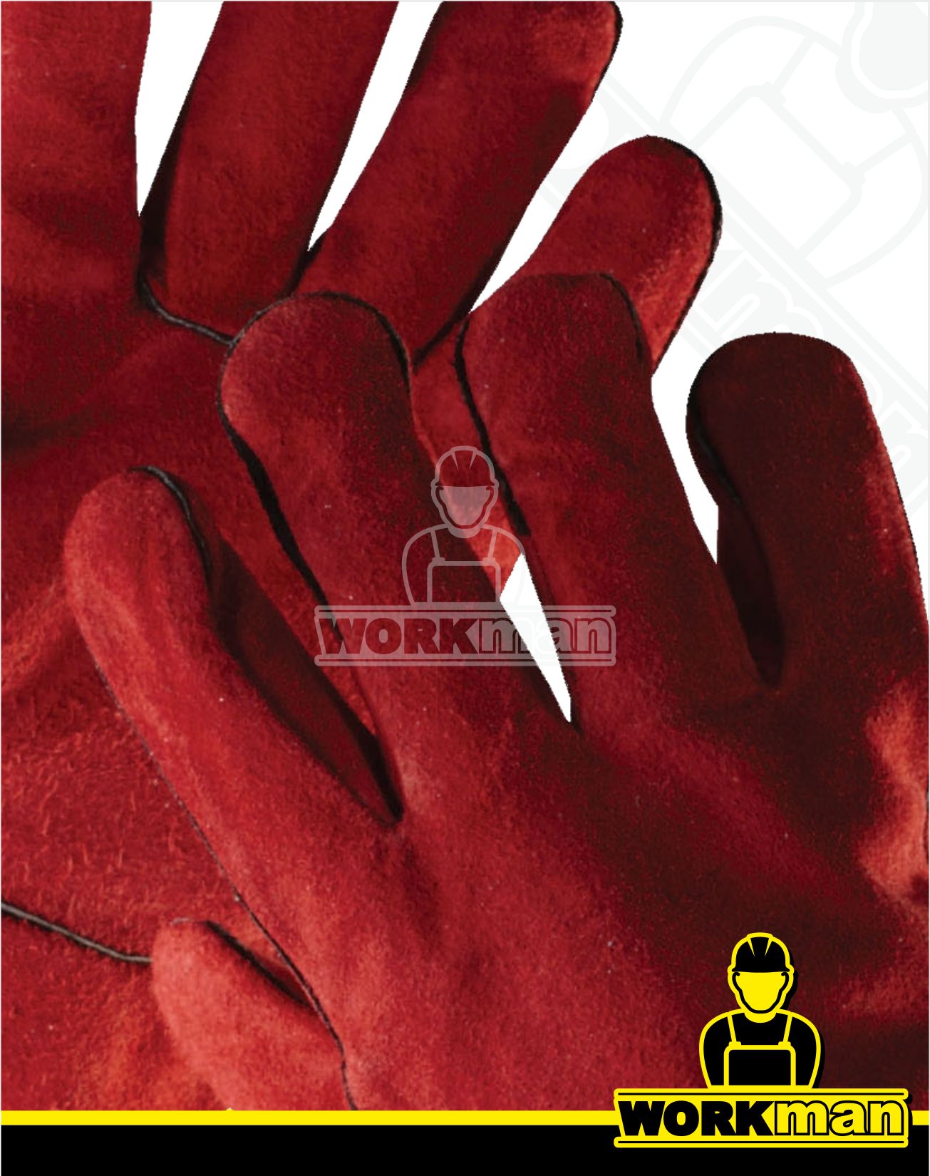 Zváračské pracovné rukavice SANDPIPER RED Červa