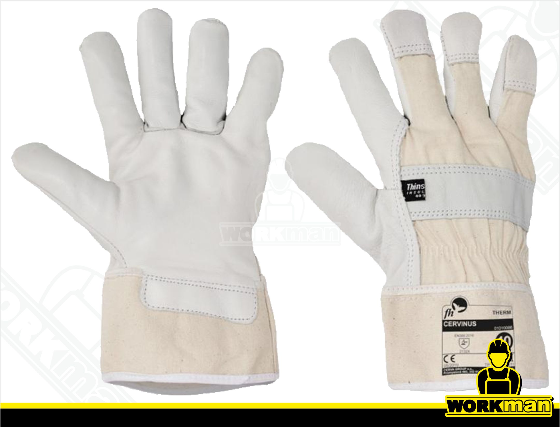 Zimné kombinované pracovné rukavice CERVINUS FreeHand .