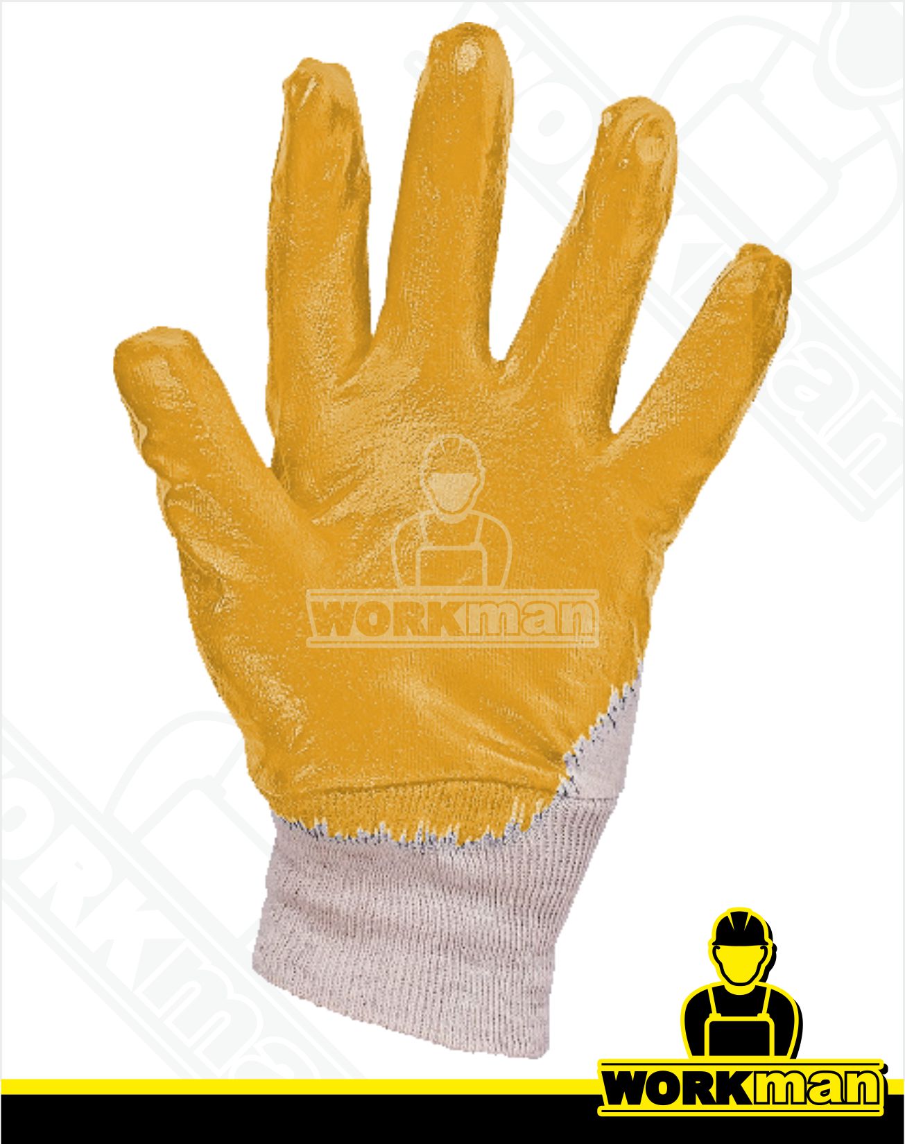 Povrstvené pracovné rukavice HARRIER YELLOW Červa