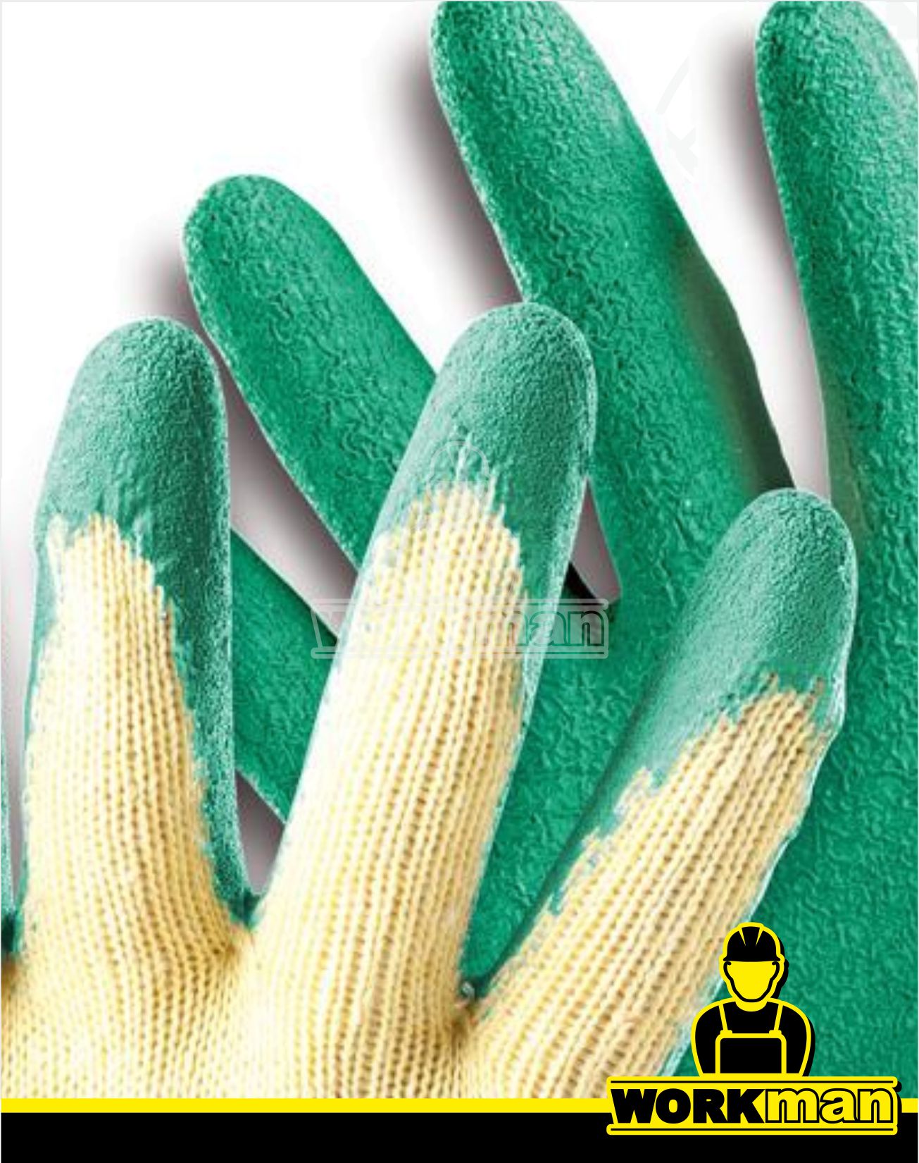 Povrstvené pracovné rukavice DIPPER LIGHT HS-04-002 GREEN Fridrich&Fridrich