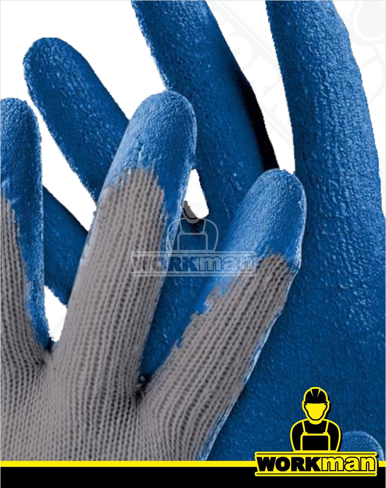 Povrstvené pracovné rukavice DIPPER LIGHT HS-04-002 BLUE Fridrich&Fridrich