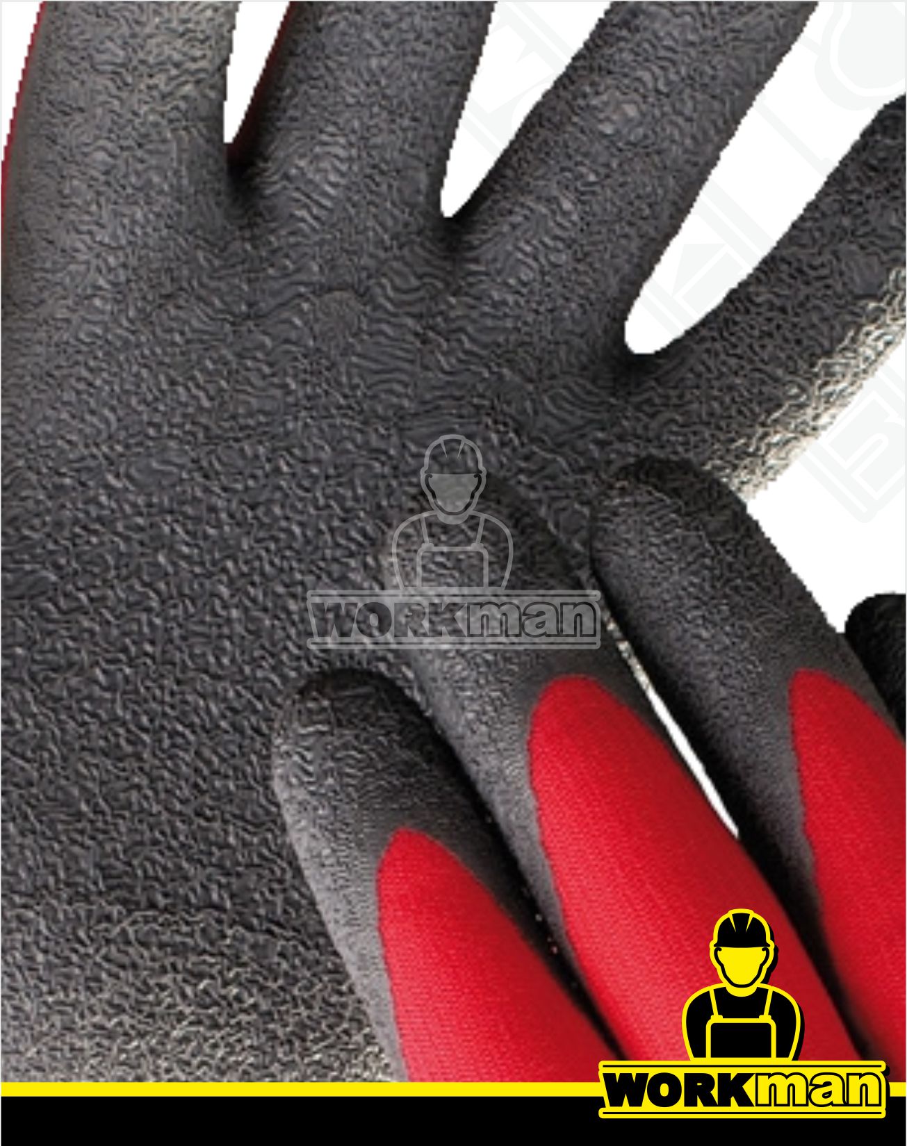 Povrstvené pracovné rukavice HORNBILL Červa