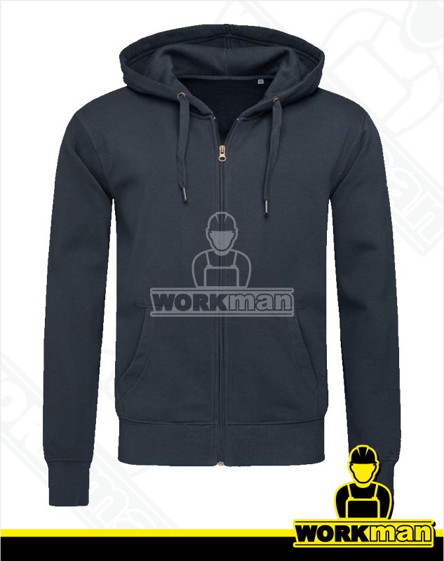 Pánska mikina s kapucňou a zipsom ACTIVE Stedman